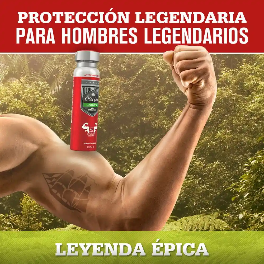 Old Spice Antitranspirante Leyenda Épica