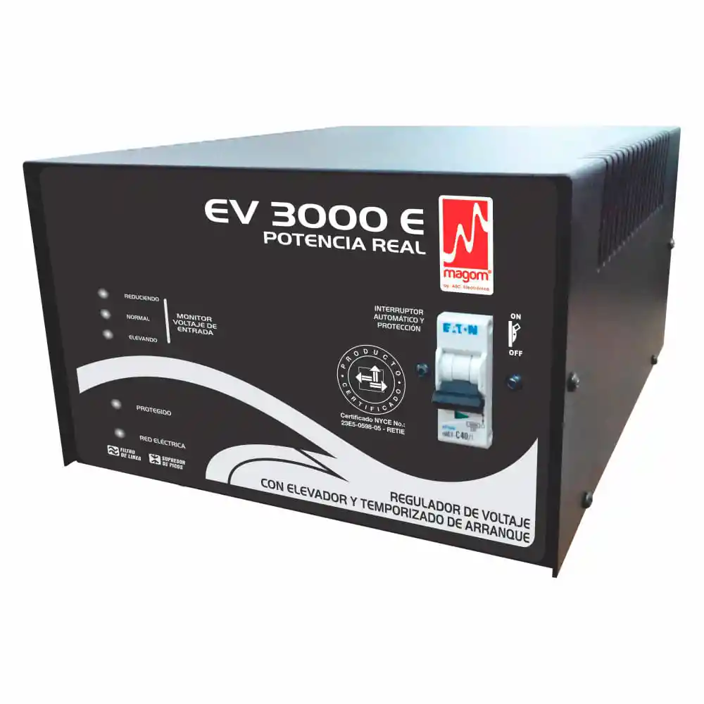 Magom Regulador De Voltaje Ev 3000e / 3000w