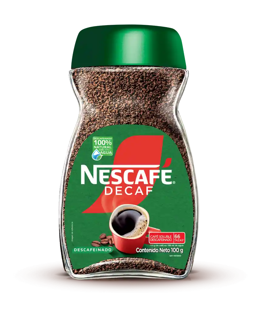 Café descafeinado NESCAFÉ DECAF instantáneo x 100g