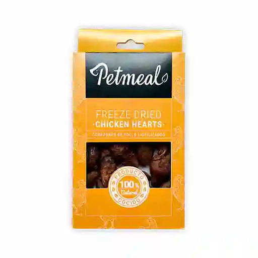 Petmeal Snack para Perros de Corazones de Pollo Liofilizados