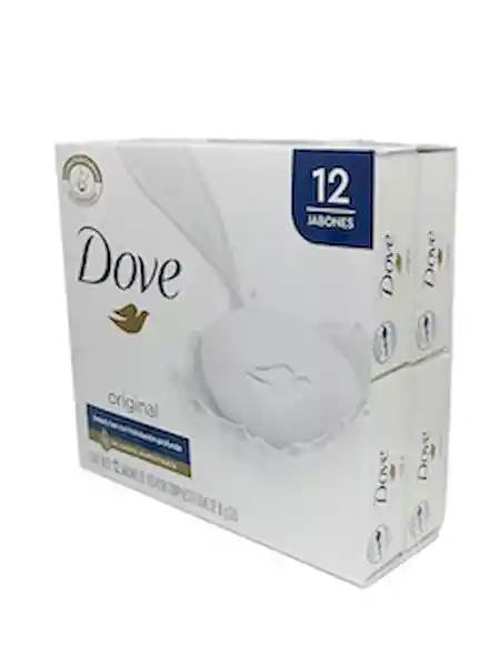 Dove Jabón de Tocador en Barra Original con Hidratación Profunda