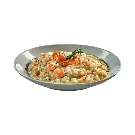Risotto Primavera Camarones