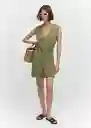 Enterizo Mono Cati Khaki Talla XS Mujer Mango