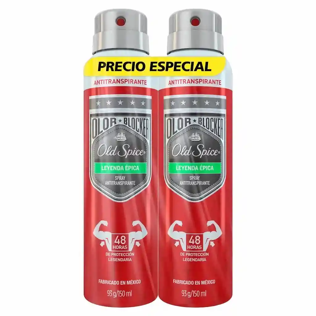Old Spice Antitranspirante Leyenda Épica en Spray