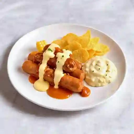 Americana con Salchicha Americana