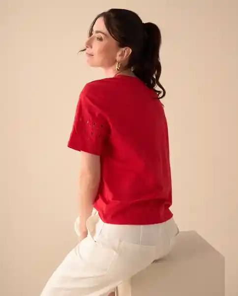 Camiseta Rojo Granada Oscuro Talla Talla XL 601G015 Esprit