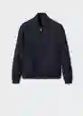 Chaqueta Delave Navy Talla XL Hombre Mango