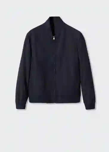 Chaqueta Delave Navy Talla XL Hombre Mango