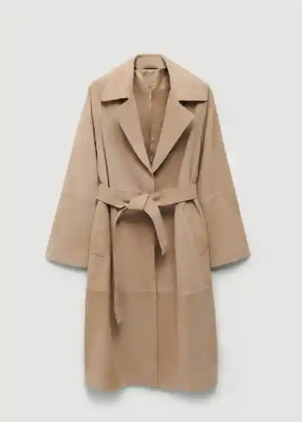 Gabardina Trench Cloud Hielo Talla S Mujer Mango