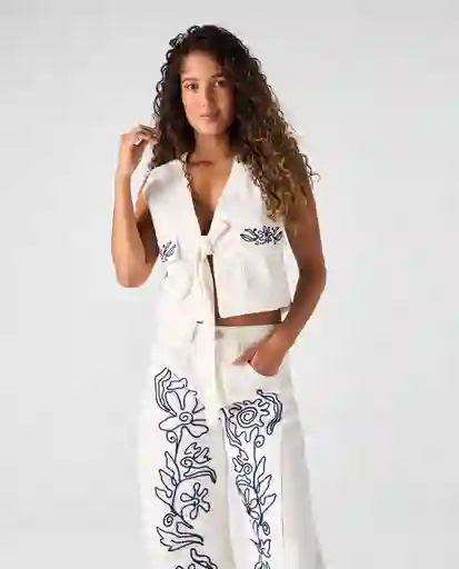 Chaleco Mujer Amarillo Talla M 692G001_AMA120704 Americanino