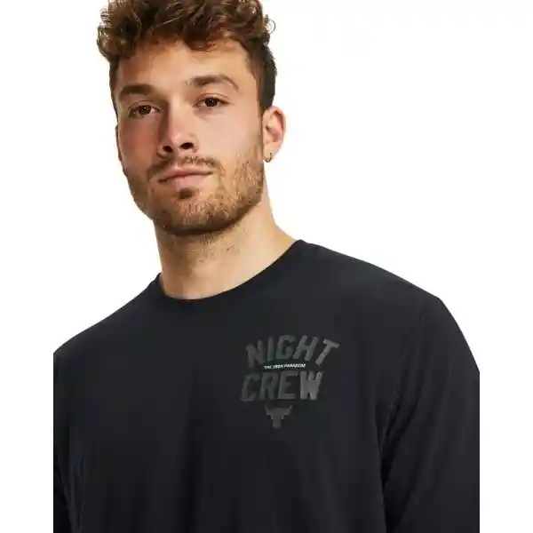 Under Armour Camiseta Rock Night Hombre Negro LG 1379751-001