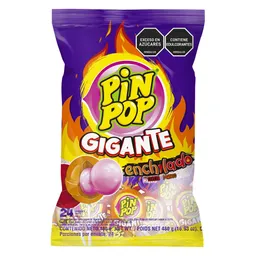 Caramelo Pin Pop Duro Chupeta Gigante Enchilado (480 Gr)