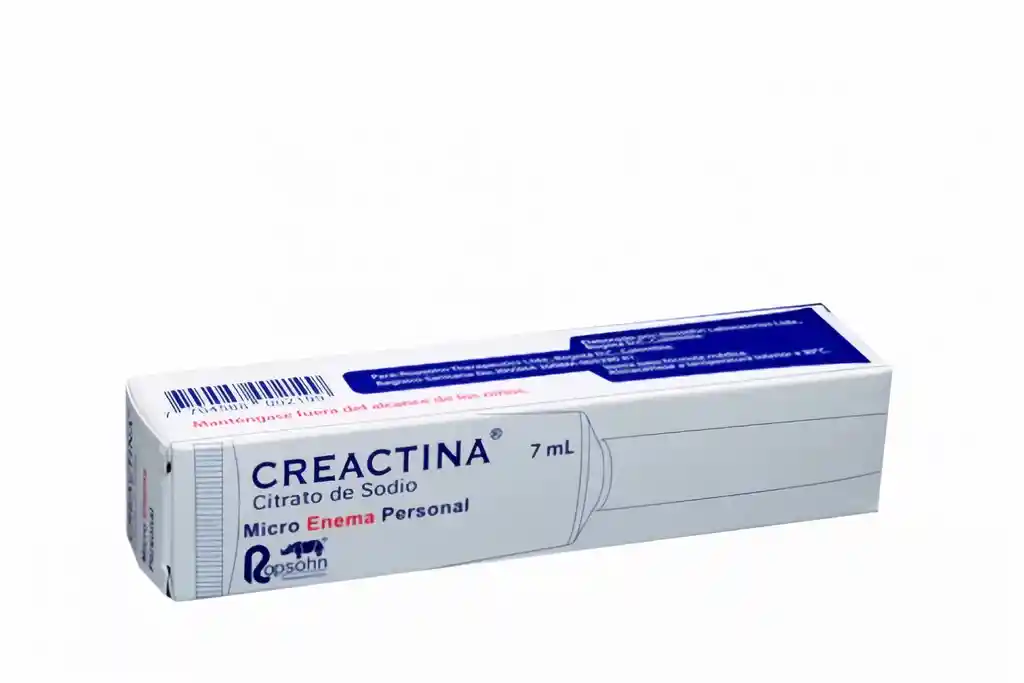 Creactina (90 mg/ml) Ropsohn Micro Enema Personal 7 ml