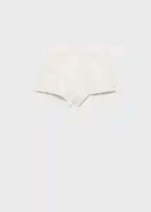Short Goose Off White Talla S Mujer Mango