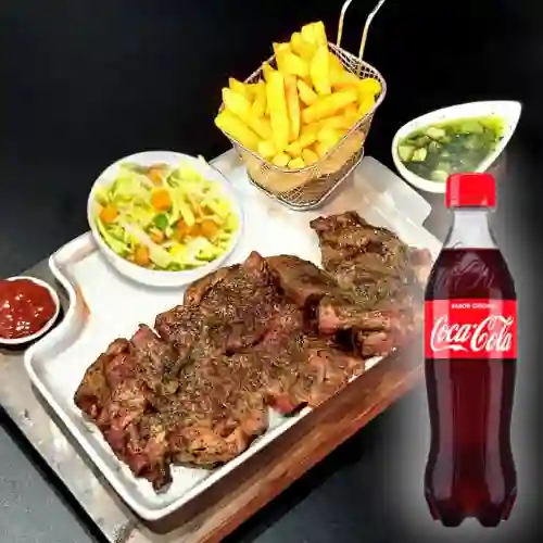 Combo Churrasco 200Gr + Coca Cola