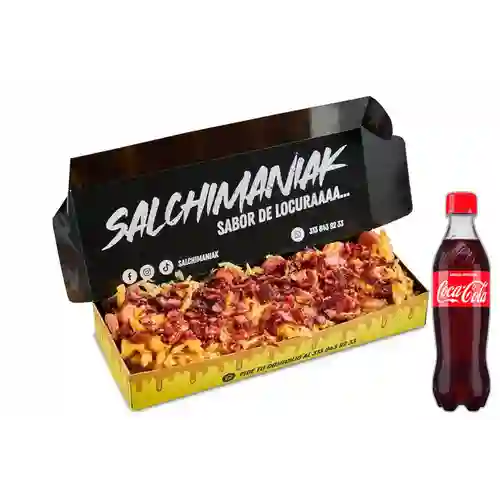 Combo Salchipapa Furiosa +Cocacola Orig 400ml