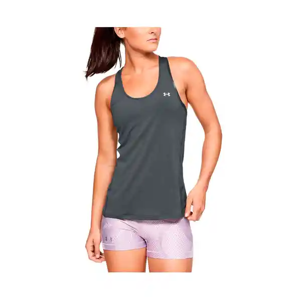 Under Armour Camiseta Racer Tank Mujer Gris T SM 1328962-012