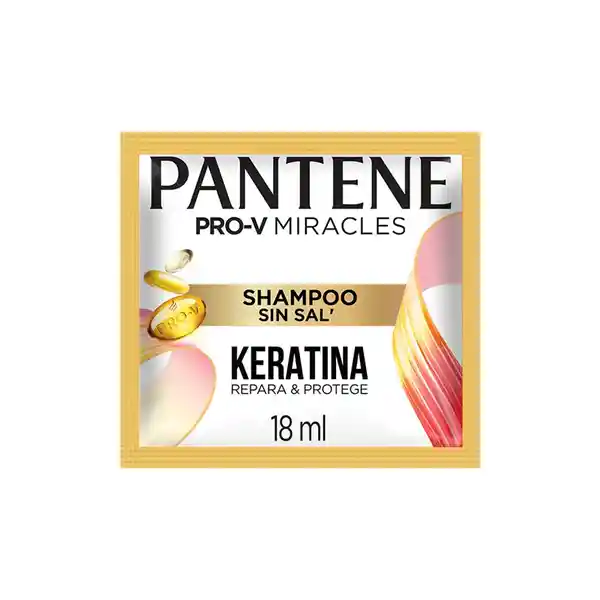 Pantene Shampoo Keratina Sin Sal