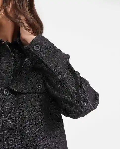 Chaqueta Straight Fit Negro Noche Ultraoscuro Talla S Chevignon
