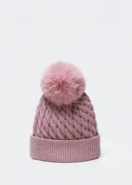 Gorro Oslobh Rosa Pastel Talla 68 Niñas Mango