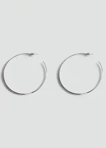 Pendientes Ramona Plata Talla 99 Mujer Mango