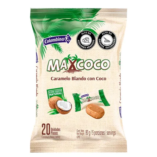 Colombina Caramelos Blandos Max Coco 