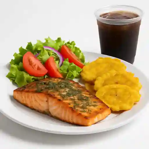 Salmon a Las Finas Hierbas + Bebida400ml