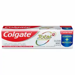 Colgate Crema Dental Total Clean Mint Prevención Activa 38 mL