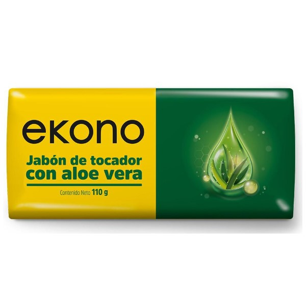 Jabón Tocador Aloe Vera Ekono 110 g
