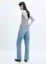 Jersey Flurries Gris Claro Vigoré Talla XS Mujer Mango