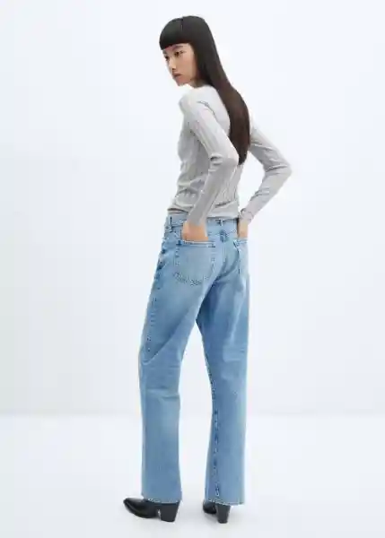 Jersey Flurries Gris Claro Vigoré Talla XS Mujer Mango