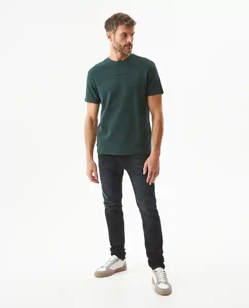 Camiseta Horizontal Verde Galloway Ultraoscuro L Chevignon