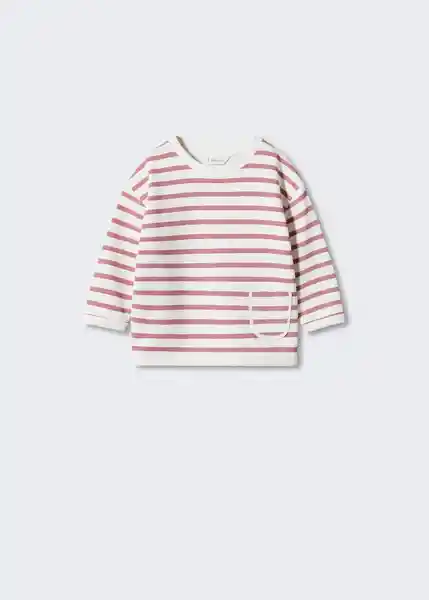 Buzo Sudadera Ines Rosa Talla 71 Niñas Mango