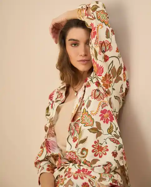 Camisa Crudo Nardo Claro Talla M 412G015 Esprit