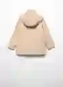 Abrigo Parka Gaba5 Arena Talla 07 Niña Mango