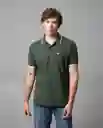 Camiseta Polo Hombre Verde S 190G101_VER190415 Rifle