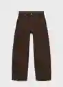 Jean Charlot Chocolate Talla 36 Mujer Mango