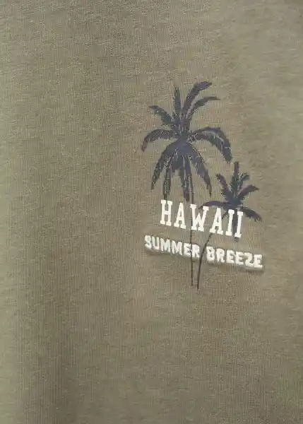 Camiseta Hawaii Khaki Talla 10 Niños Mango