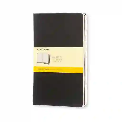 Moleskine Libreta Cahier Grande Cuadros Negro