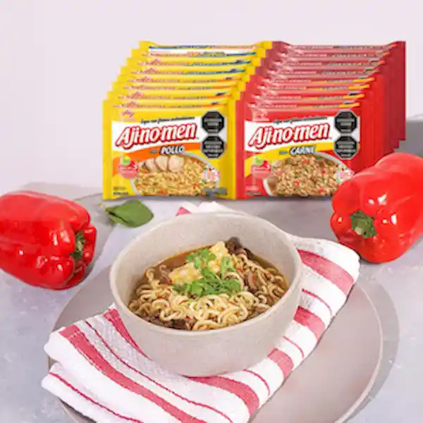 Aji-No-Men Sopa Instantánea de Fideos Tipo Ramen