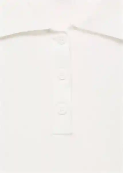 Top Rosi Blanco Talla S Mujer Mango