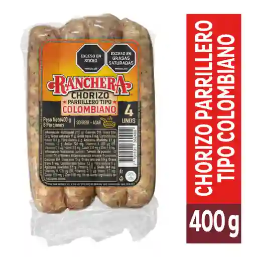 Chorizo Colombiano Ranchera x 400 g