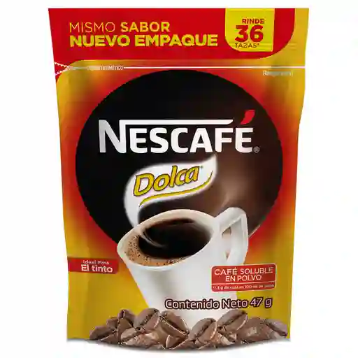 Café soluble  NESCAFÉ DOLCA x 47g