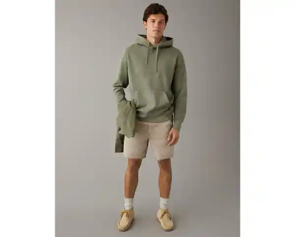 Buzo Hombre Verde Talla Small American Eagle