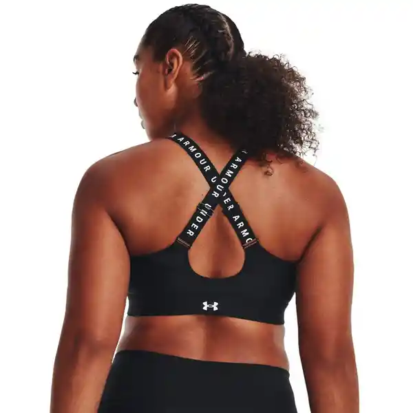Under Armour Top Infinity High Mujer Negro T MD 1373860-001