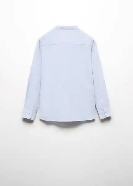 Camisa Albert Celeste Talla 06 Niños Mango