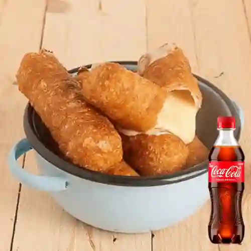 Combo Palo de Queso Grande + Coca Cola Original 400 ml
