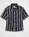 Camisa Hombre Azul Talla: MEDIUM 2854410 American Eagle