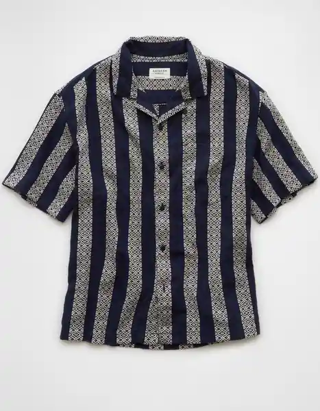 Camisa Hombre Azul Talla: MEDIUM 2854410 American Eagle