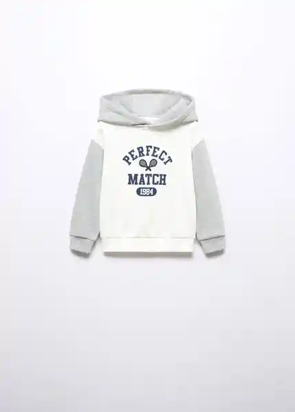 Sudadera Match Gris Medio Vigore Talla 70 Niños Mango